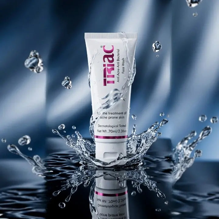 Triac Anti Acne Anti Bacterial Face Wash 70ml for Acne-Prone Skin