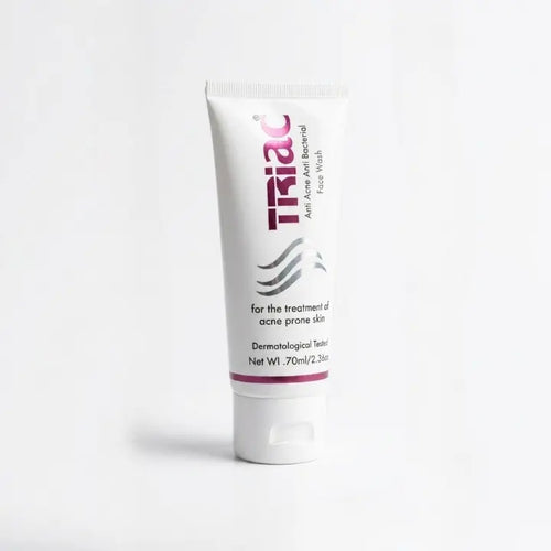 Triac Anti Acne Anti Bacterial Face Wash 70ml for Acne-Prone Skin